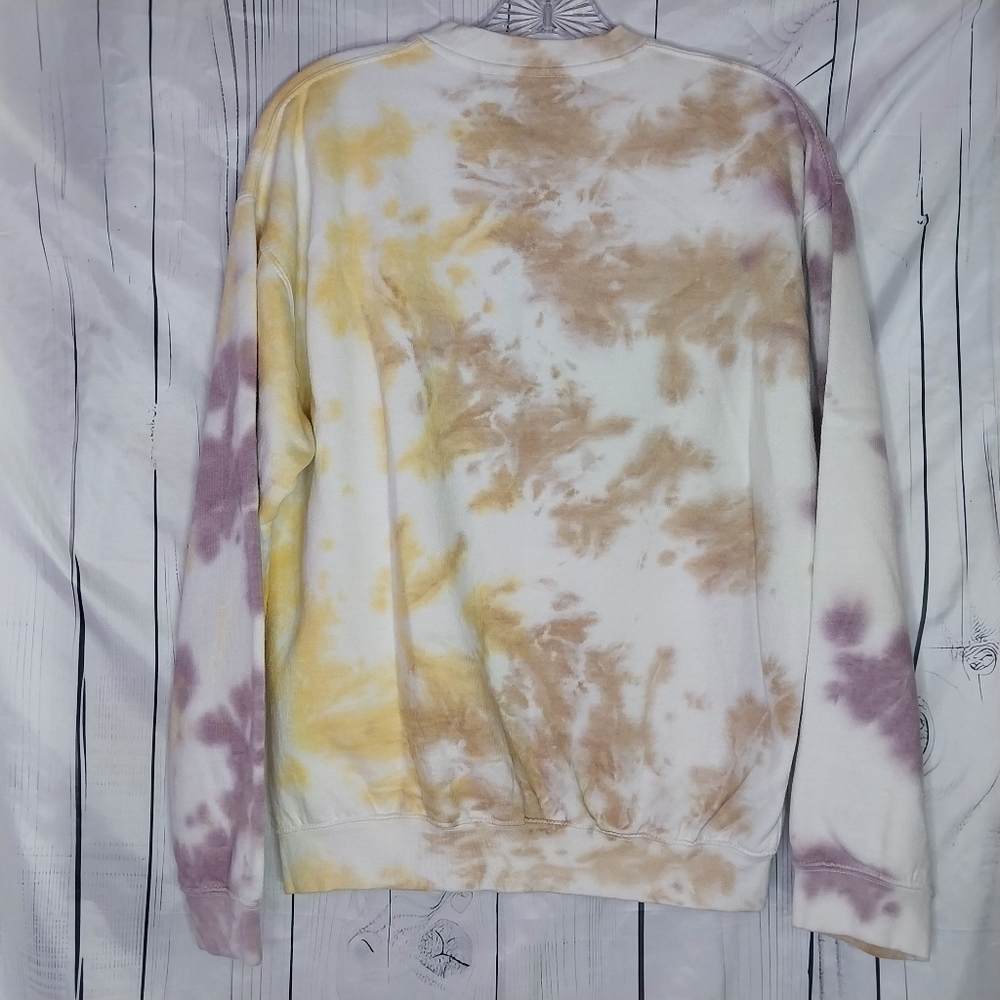 Goodie Two Def Leppard Hysteria Tie-Dye Colorful Graphic Sweatshirt - Picture 7 of 9